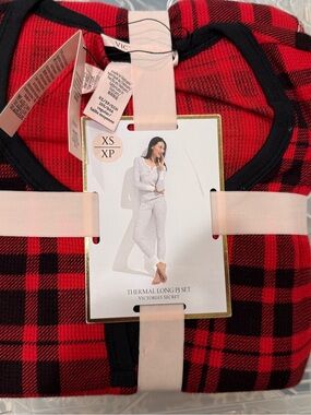 NWT XS flannel pajama set victorias secret